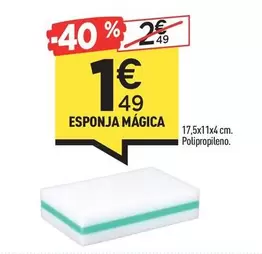Oferta de Esponja Mágica por 1,49€ en Centrakor