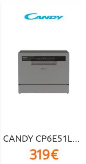 Oferta de Candy - CP6E51L por 319€ en Eureka Electrodomésticos