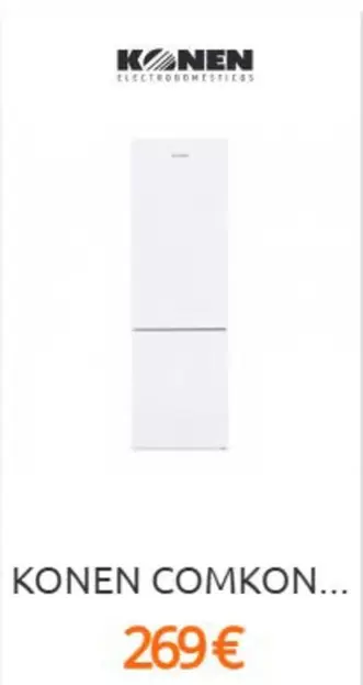Oferta de Konen Comkon... por 269€ en Eureka Electrodomésticos
