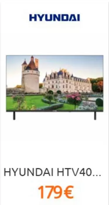 Oferta de Hyundai -  HTV40 por 179€ en Eureka Electrodomésticos