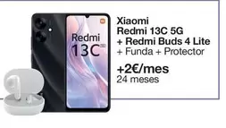 Oferta de Xiaomi - Redmi 13C 5G + Redmi Buds 4 Lite + Funda + Protector en Orange
