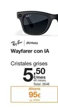 Oferta de Ray-Ban - Wayfarer Con IA por 95€ en Orange