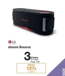 Oferta de LG - Xboom Bounce por 3€ en Orange