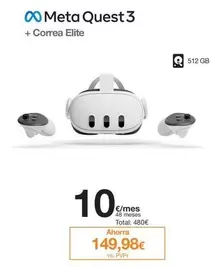 Oferta de Elite - Meta Quest 3 por 149,98€ en Orange