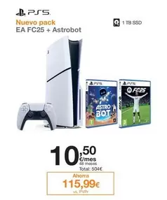 Oferta de Total - Nuevo Pack Ea Fc25 + Astrobot por 10,5€ en Orange
