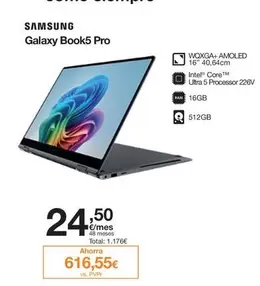 Oferta de Samsung - Galaxy Book5 Pro por 616,55€ en Orange