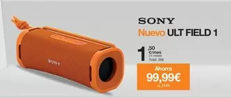 Oferta de Sony - Nuevo Ut Field 1 por 99,99€ en Orange