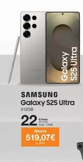 Oferta de Samsung - Galaxy S25 Ultra 512gb por 519,07€ en Orange