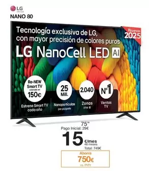 Oferta de LG - Tecnologia Exclusiva De Lg, Con Mayor Precision De Colores Puros por 750€ en Orange