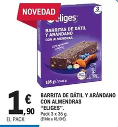 Oferta de Ifa Eliges - Barritas De Datil Y Arandano por 1,9€ en E.Leclerc