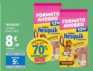 Oferta de Nestlé - Nesquik por 8,49€ en E.Leclerc
