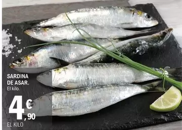 Oferta de Sardina De Asar por 4,9€ en E.Leclerc