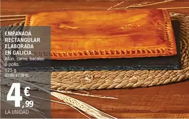 Oferta de Empanada Rectangular Elaborada En Galicia por 4,99€ en E.Leclerc