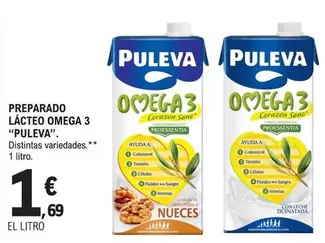Oferta de Puleva - Preparado Lacteo Omega 3 por 1,69€ en E.Leclerc
