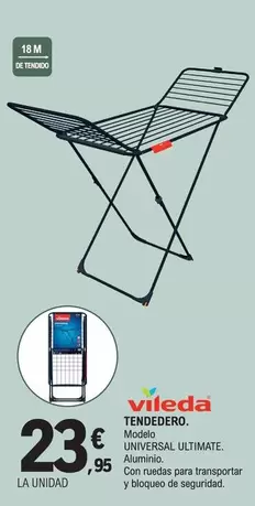 Oferta de Vileda - Tendedero por 23,95€ en E.Leclerc