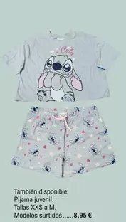 Oferta de Disney - Pijama Juvenil por 8,95€ en E.Leclerc