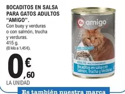 Oferta de Ifa Amigo - Bocaditos En Salsa Para Gatos Adultos por 0,6€ en E.Leclerc