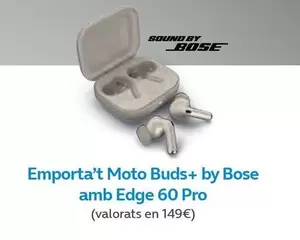 Oferta de Bose - Motora Moto Buds + By  Amb Edge 60 Pro por 149€ en Movistar