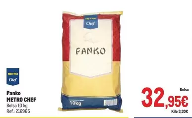Oferta de Chef select - Panko por 32,95€ en Makro