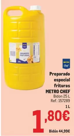 Oferta de Chef -  Preparado Especial Frituras por 1,8€ en Makro