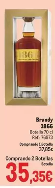 Oferta de 1866 - Brandy por 35,35€ en Makro