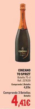 Oferta de Cinzano - To Spritz por 4,41€ en Makro