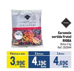 Oferta de Rioba - Caramelo Surtido Frutal por 4,69€ en Makro