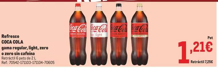 Oferta de Coca-Cola - Refresco Gran Regallone por 1,21€ en Makro