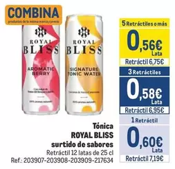 Oferta de Royal - Tonica Surtido De Sabores por 0,6€ en Makro