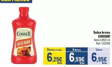 Oferta de Coosur - Salsa Brava por 6,95€ en Makro