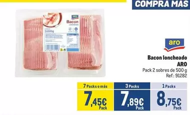 Oferta de Mas - Bacon Loncheado por 8,75€ en Makro