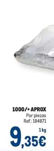 Oferta de 1000/+Aprox por 9,35€ en Makro
