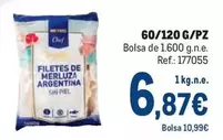 Oferta de 60/120 G/pz por 6,87€ en Makro