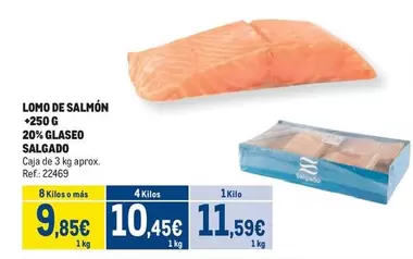 Oferta de Salgado - Lomo De Salmon por 11,59€ en Makro