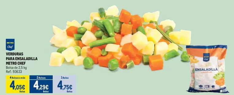 Oferta de Chef - Verduras Para Ensaladilla por 4,29€ en Makro