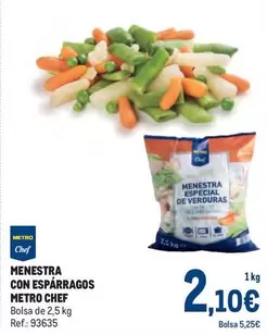 Oferta de Chef - Menestra Con Esparragos por 2,1€ en Makro