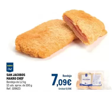 Oferta de Makro - Chef San Jacobos por 7,09€ en Makro