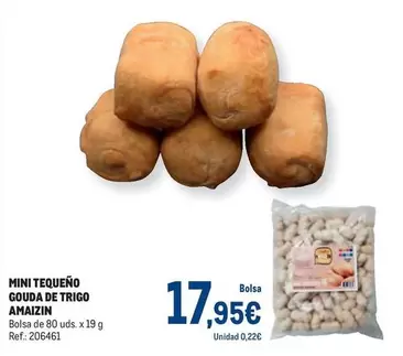 Oferta de Amaizin - Mini Tequeño Gouda De Trigo por 17,95€ en Makro