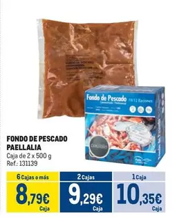 Oferta de Paellalia - Fondo De Pescado por 10,35€ en Makro