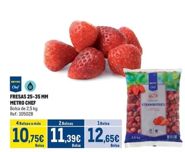Oferta de Chef - Fresas Mm por 12,65€ en Makro