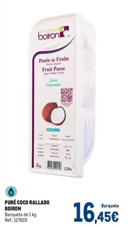 Oferta de Pure Coco Rallado por 16,45€ en Makro