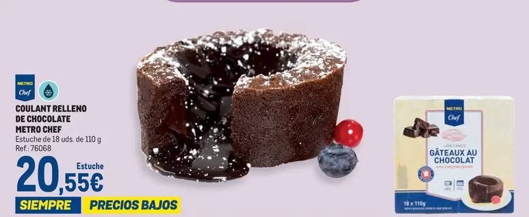 Oferta de Chef - Coulant Telefono De Chocolate por 20,55€ en Makro
