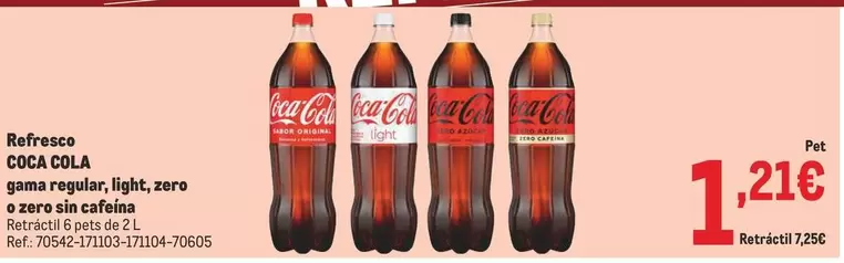 Oferta de Coca-Cola - Refresco Gran Regallone por 1,21€ en Makro