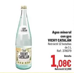 Oferta de Vichy Catalán - Agua Mineral Con Gas por 1,08€ en Makro