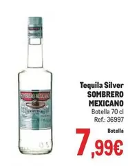 Oferta de Sombrero Mexicano - Tequila Silver por 7,99€ en Makro