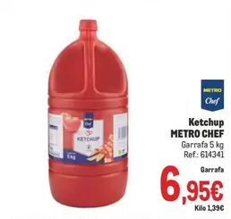 Oferta de Chef - Ketchup por 6,95€ en Makro