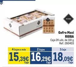 Oferta de Rioba - Gofre Maxi por 18,09€ en Makro