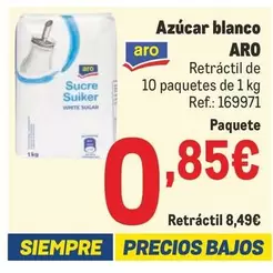 Oferta de Aro - Azúcar Blanco por 0,85€ en Makro