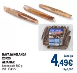 Oferta de Altamar - Navaja Holanda 23/25 por 4,49€ en Makro