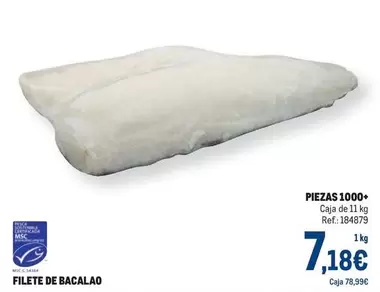 Oferta de Filete De Bacalao por 7,18€ en Makro